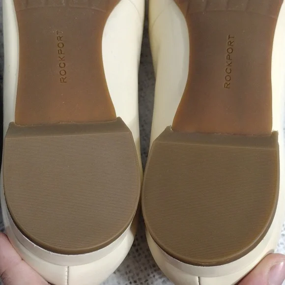 NWOT Rockport Ashika Scooped ballet flat size 10.5M in beige - Picture 7 of 14